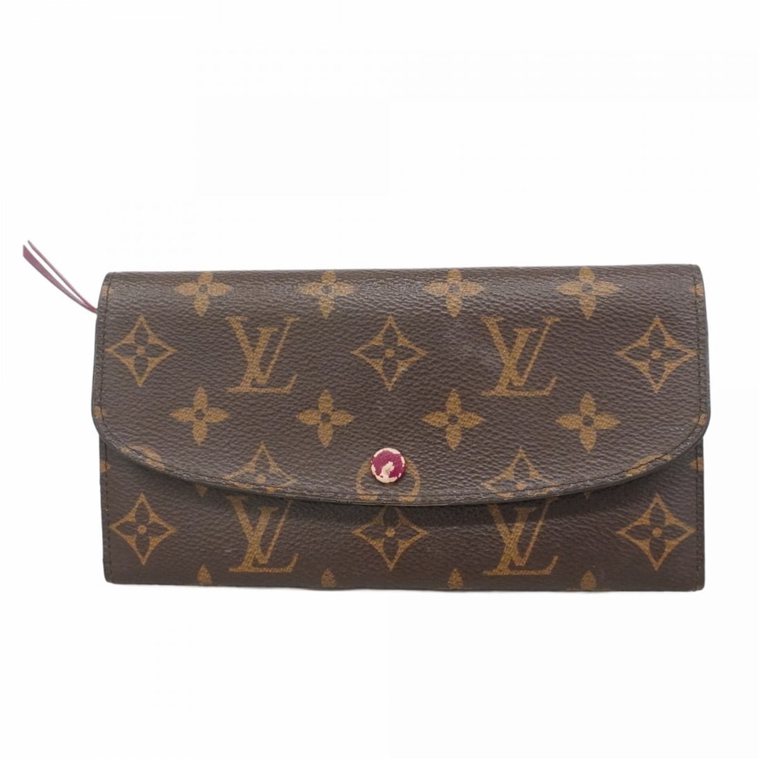 Louis Vuitton Monogram Portefeuille Emilie Long Wallet M60697 Brown Fuchsia Women's: --- Catalog ---Category: SizeSize (HxWxD): 10cm x 18.5cm x 1.5cm / 3.93'' x 7.28'' x 0.59''Category: DesignType: Long wallet (bi-fold)Color: Brown, FuchsiaGender: WomenCategory: GeneralMPN: M60697Bran