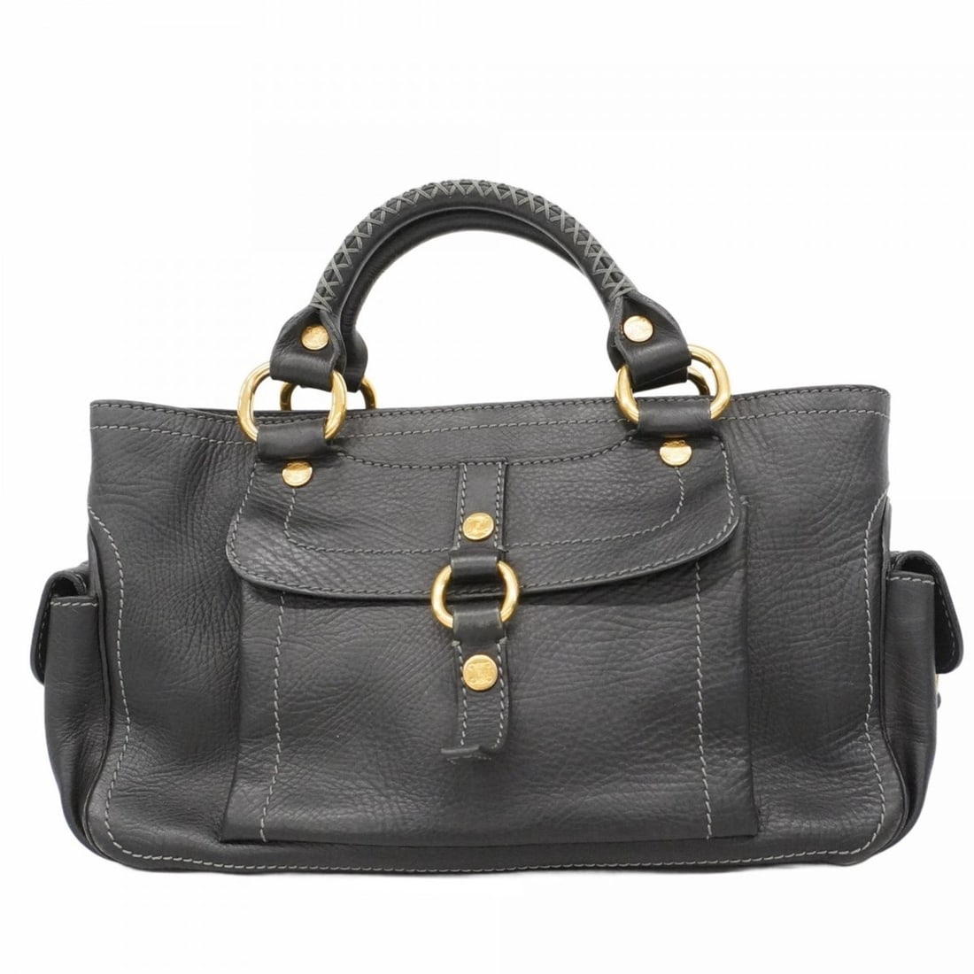 Celine Boogie Bag Leather Black Women's Handbag (1 of 18)