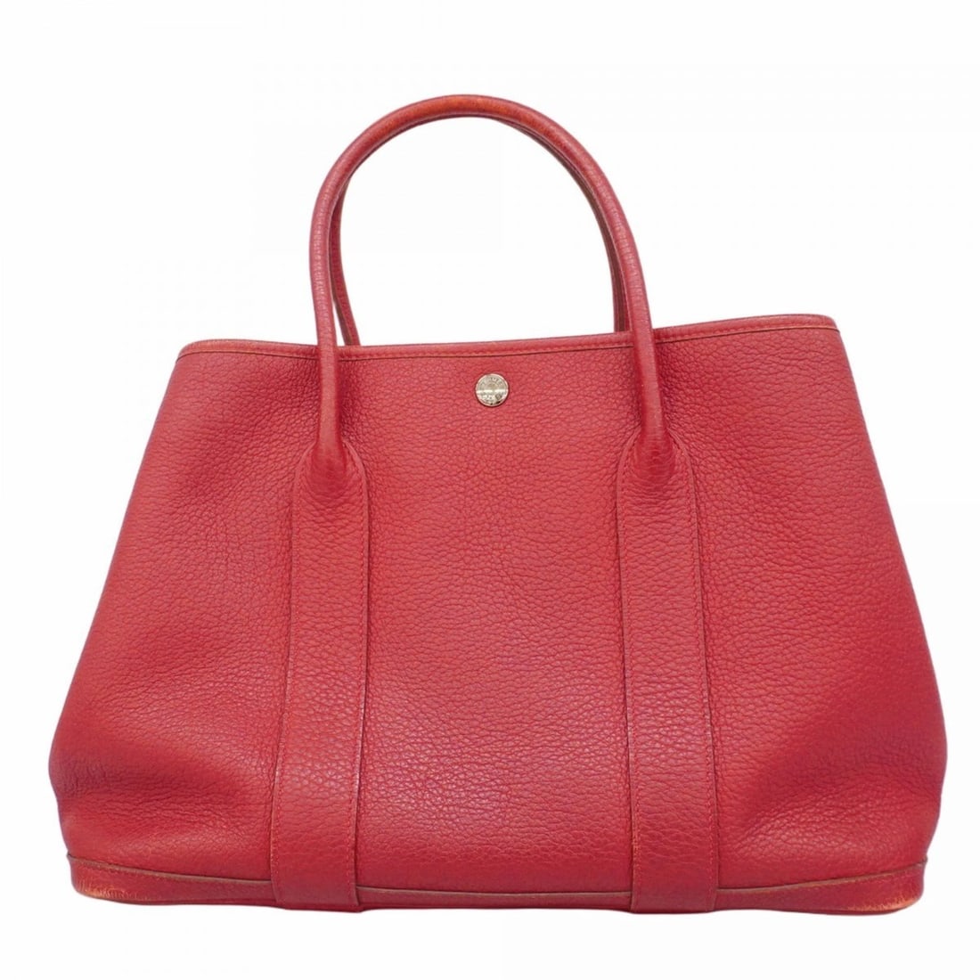 Hermes Hermès Garden PM Negonda Rouge vif Tote Bag with Q Stamp for Women (1 of 16)