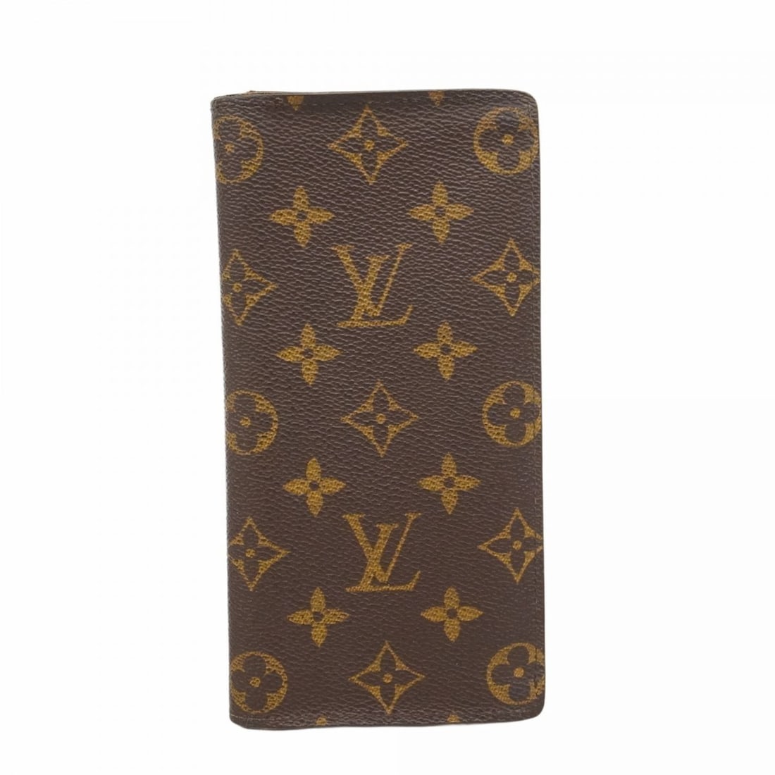 Louis Vuitton Monogram Portefeuille Brazza Long Wallet M66540 Brown Men's (1 of 19)
