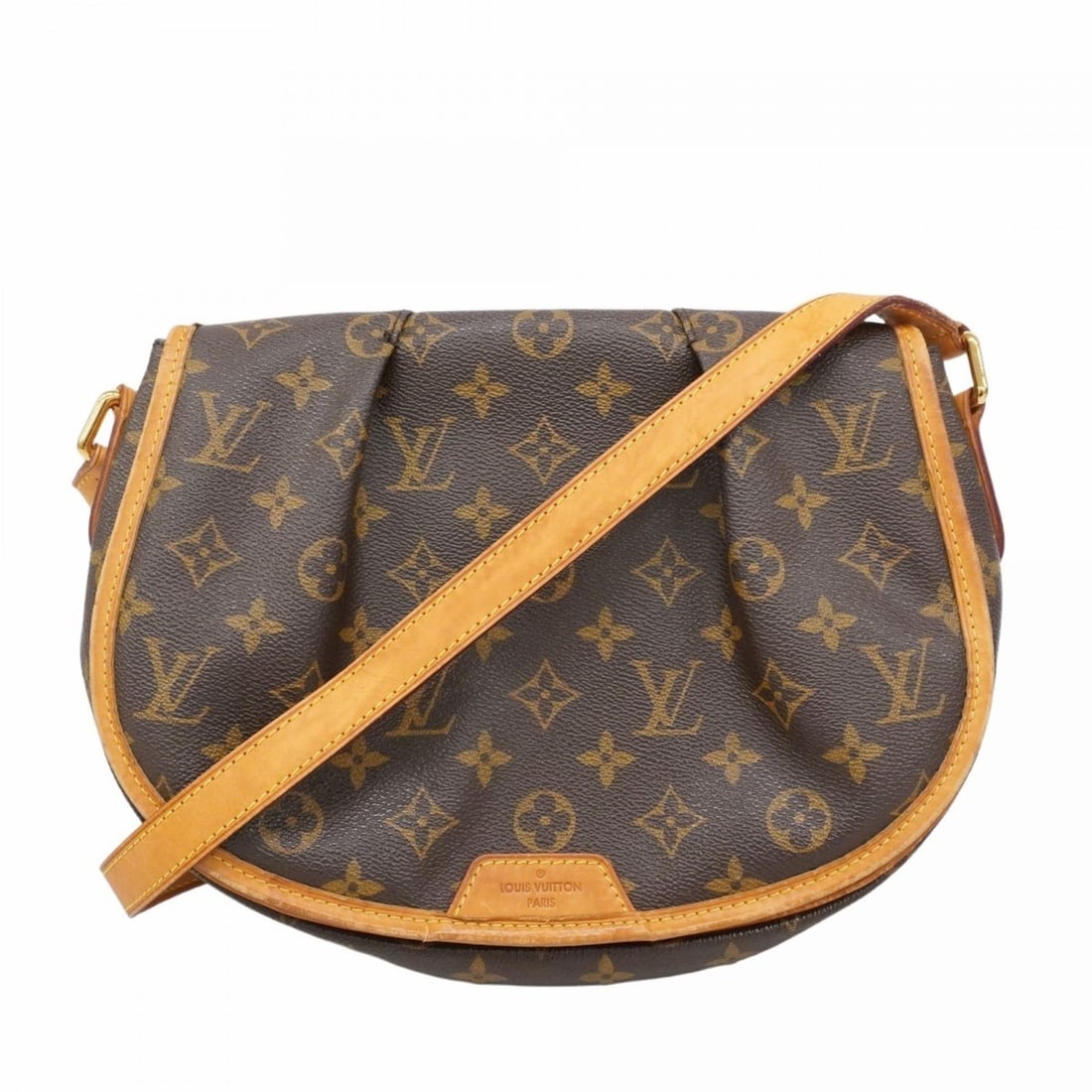 Louis Vuitton Monogram Menilmontant PM Shoulder Bag M40474 Brown Women's (1 of 19)