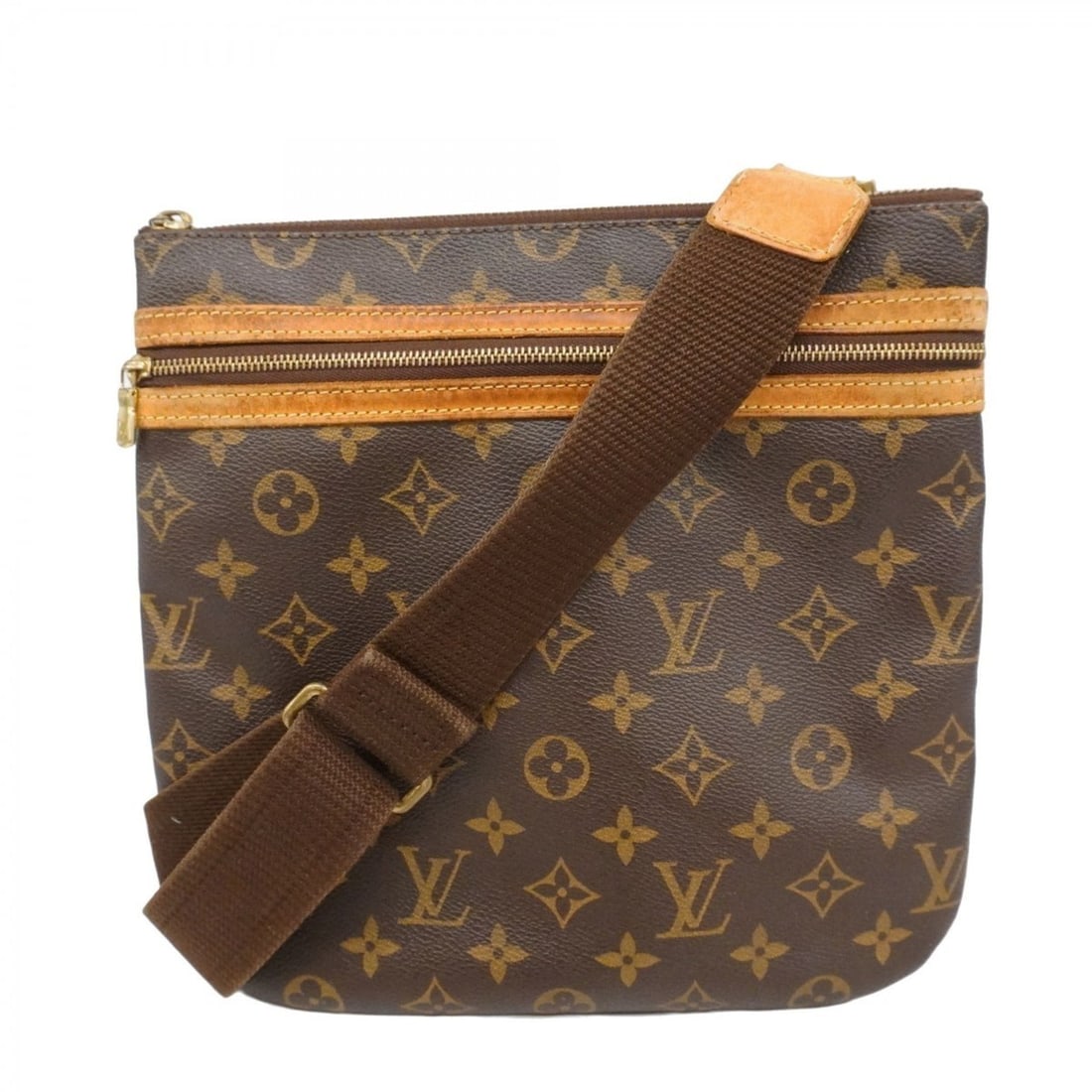 Louis Vuitton Monogram Pochette Bosphore Shoulder Bag M40044 Brown Men's (1 of 16)