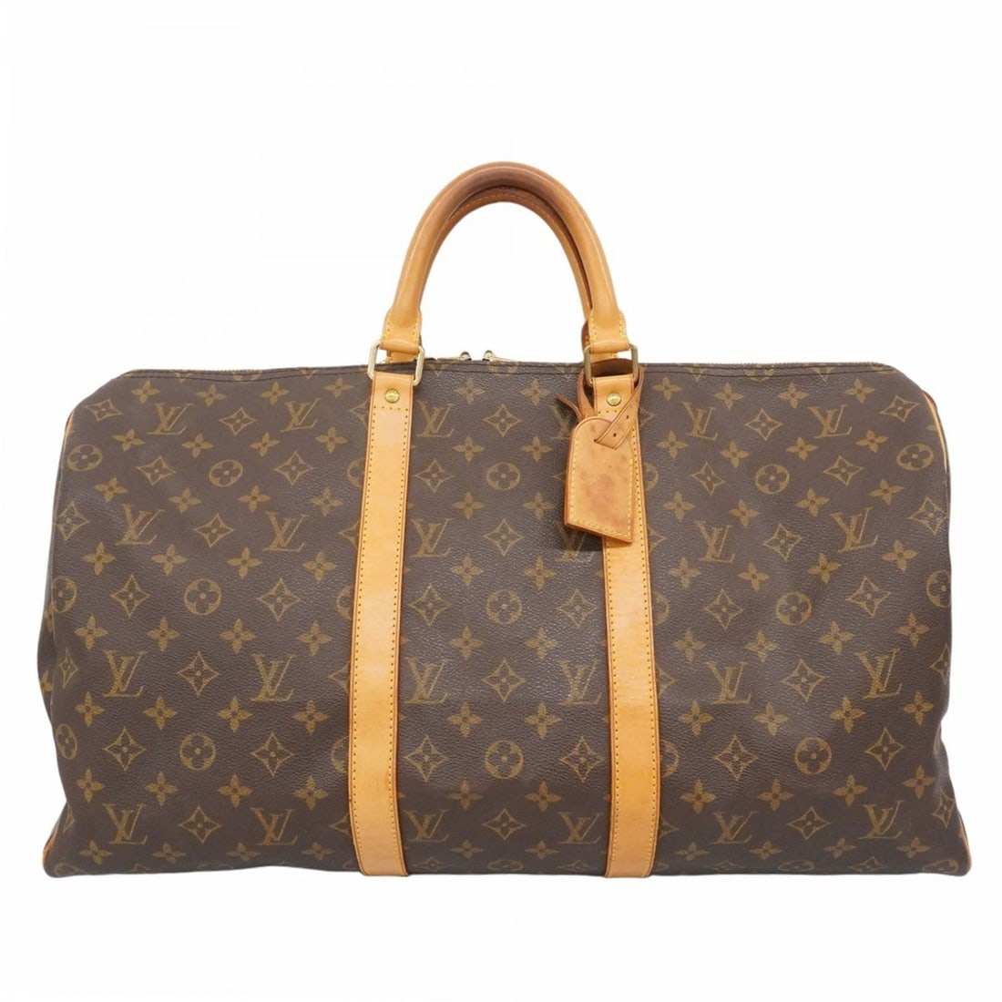 Louis Vuitton Monogram Keepall 50 Boston Bag M41426 Brown Men's and Women's (1 of 16)