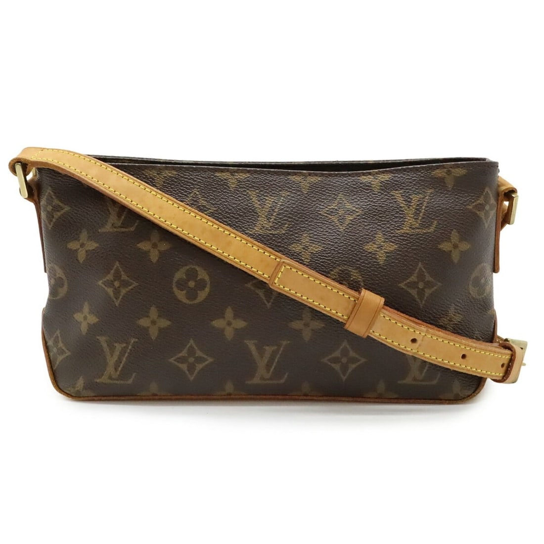 LOUIS VUITTON Monogram Trotter Shoulder Bag Pochette M51240 (1 of 9)