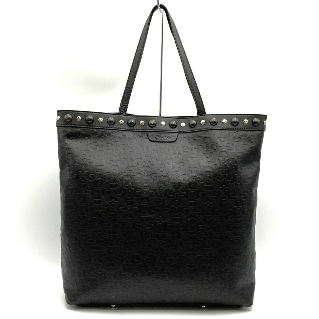 GUCCI 286304 Gucci Handbag Tote Bag Horsebit Leather Dark Brown Women's: --- Catalog ---Category: SizeWeight: 692g / 1.52lb.Size (HxWxD): 36cm x 41cm x 12cm / 14.17'' x 16.14'' x 4.72''Handle Length: 46cm / 18.11''Category: DesignType: Handbag, Tote bagColor: BrownGender: