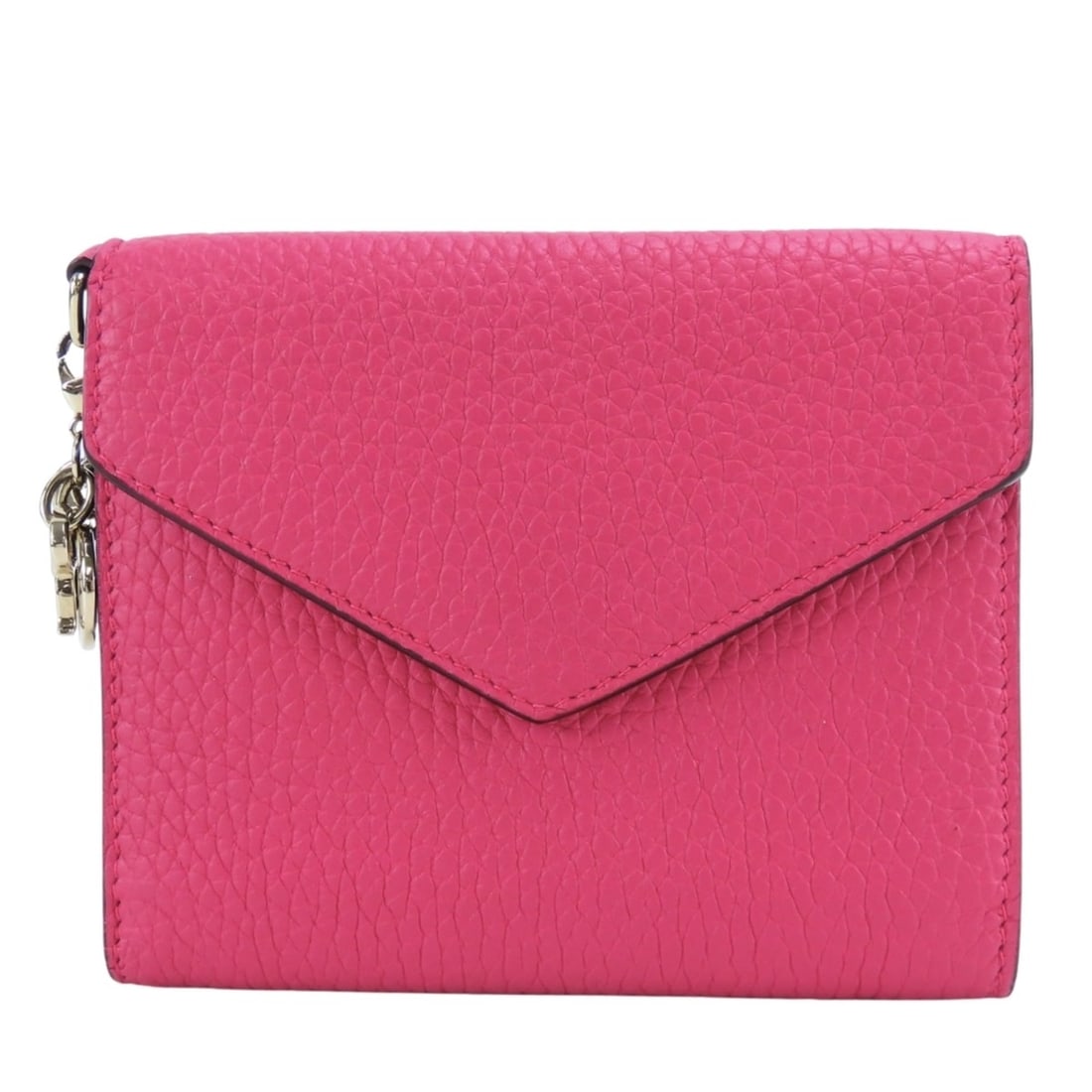Christian Dior Tri-fold Compact Wallet Leather Pink Navy Women's: --- Catalog ---Category: SizeWeight: 120g / 4.23oz.Size (HxWxD): 9.5cm x 11.5cm x 2.5cm / 3.74'' x 4.52'' x 0.98''Category: DesignType: Wallet (tri-fold)Color: Navy, PinkGender: WomenMaterial: Leather