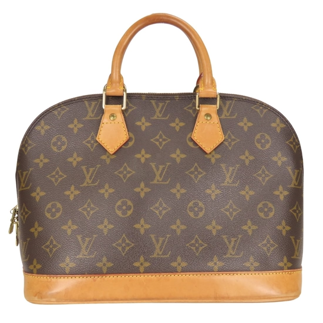 Louis Vuitton Alma M51130 Monogram Brown Handbag for Women: --- Catalog ---Category: SizeWeight: 650g / 1.43lb.Size (HxWxD): 24.5cm x 30.5cm x 16cm / 9.64'' x 12'' x 6.29''Handle Length: 21.5cm / 8.46''Category: DesignType: HandbagColor: BrownGender: WomenClos
