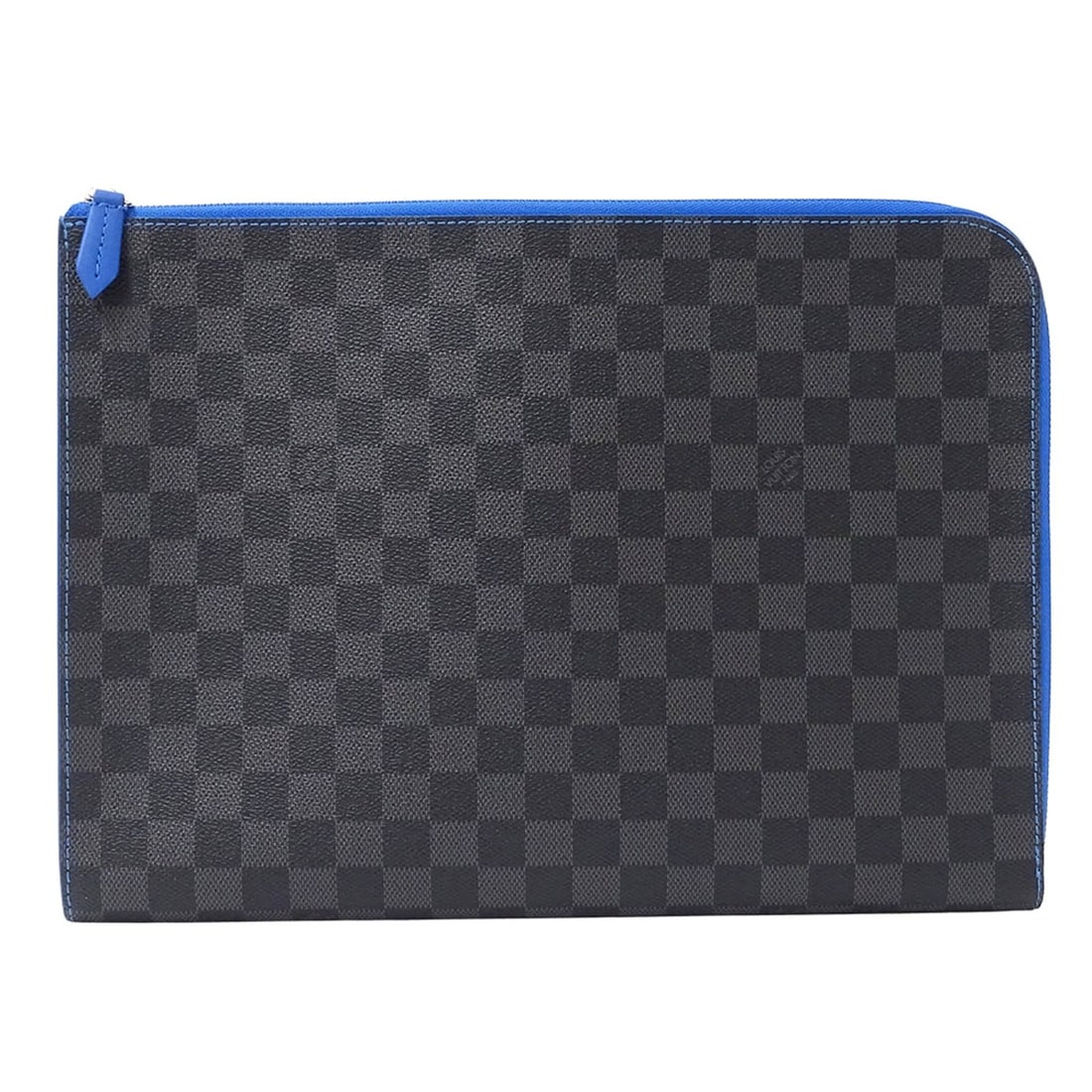 Louis Vuitton Damier Graphite Men's Clutch Bag, Second Pochette Jour GM N64032, Black: --- Catalog ---Category: SizeSize (HxWxD): 26cm x 35cm x 6cm / 10.23'' x 13.77'' x 2.36''Category: DesignType: Clutch bag, PochetteColor: Black, Damier GraphiteGender: MenMaterial: Damier Graphite Cat