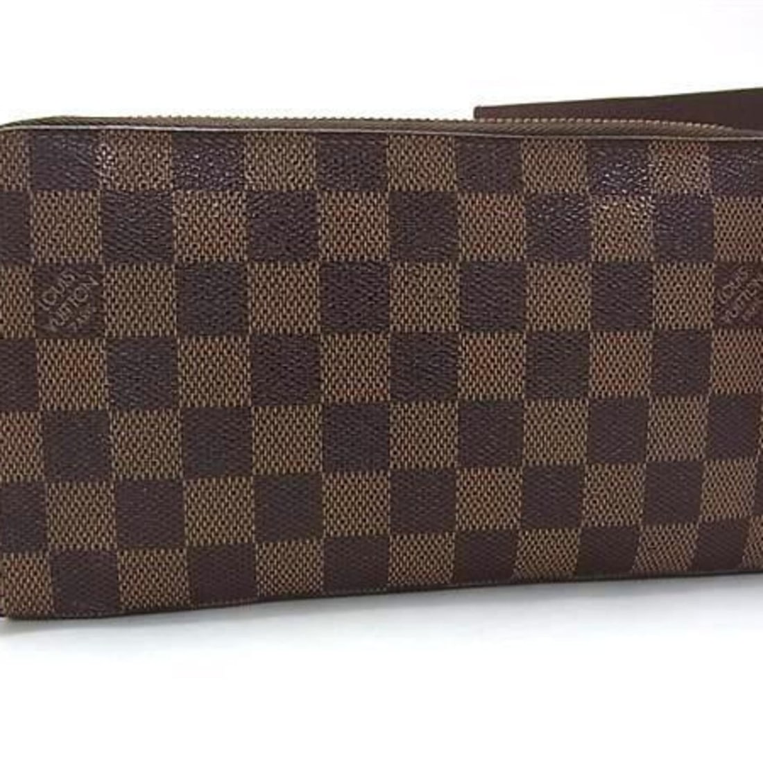 LOUIS VUITTON Zippy Organizer Long Wallet N60003 Ebene (Brown) Damier Leather Men's Round Bifold: --- Catalog ---Category: SizeSize (HxWxD): 12cm x 21cm x 2.5cm / 4.72'' x 8.26'' x 0.98''Category: DesignType: Long wallet (bi-fold)Color: Brown, EbeneGender: MenMaterial: Damier Canvas Category: