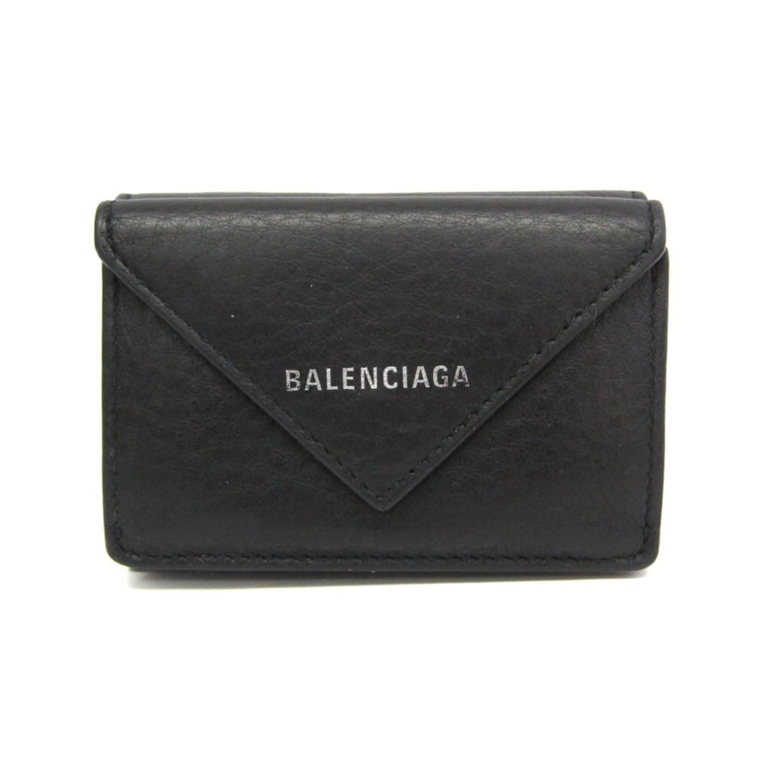 Balenciaga PAPIER Mini 391446 Men,Women Leather Wallet (tri-fold) Black: --- Catalog ---Category: SizeSize (HxWxD): 6cm x 9.5cm x 2.5cm / 2.36'' x 3.74'' x 0.98''Category: DesignType: Wallet (tri-fold)Color: BlackGender: Men,WomenClosure: Snap fastenerMaterial: Leather Inn