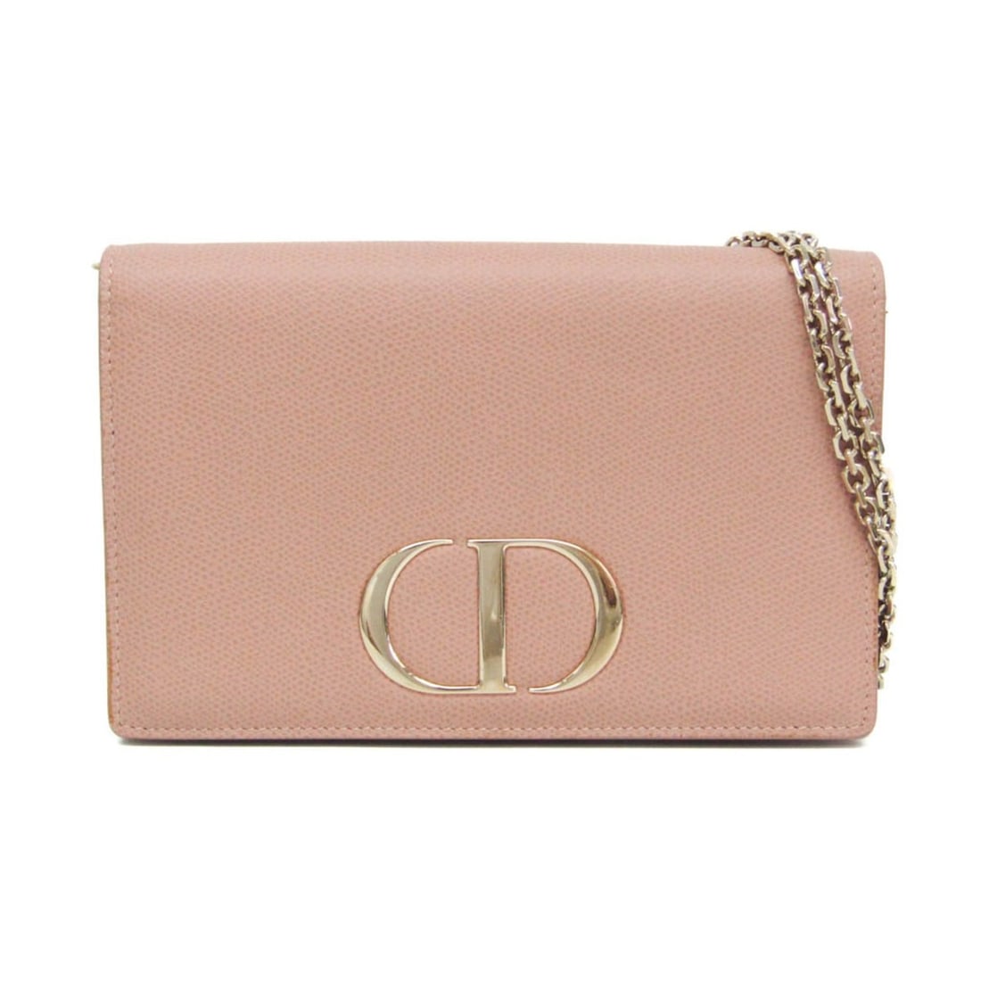 Christian Dior 30 Montaigne Chain Shoulder Bag Women's Leather Shoulder Bag Pink Beige: --- Catalog ---Category: SizeSize (HxWxD): 12cm x 19cm x 4cm / 4.72'' x 7.48'' x 1.57''Strap Length: 120cm / 47.24''Category: DesignType: Shoulder bagColor: Pink beigeGender: WomenClosure: Snap fasten