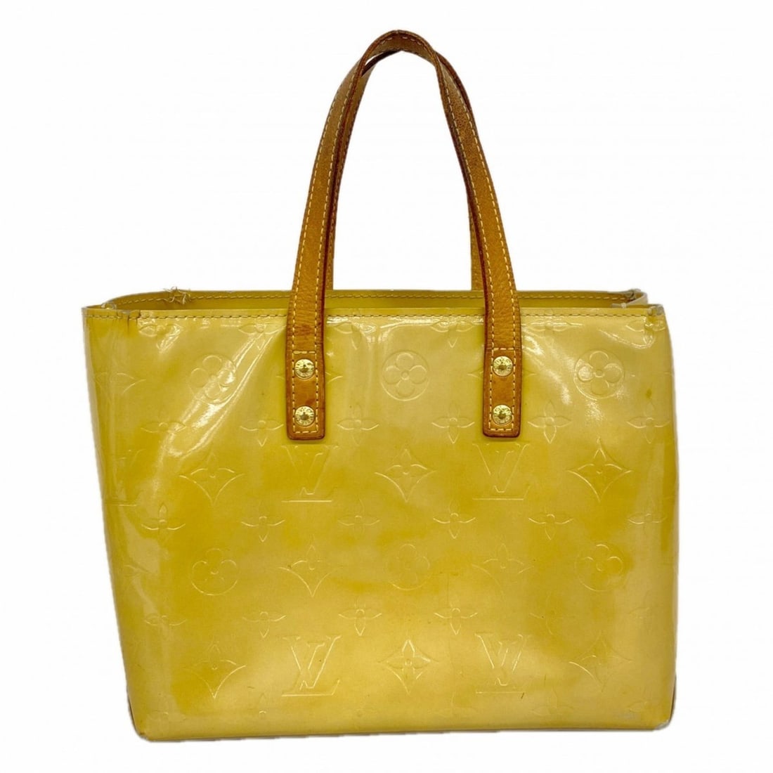 Louis Vuitton Vernis Reed PM Handbag M91144 Beige Women's: --- Catalog ---Category: SizeSize (HxWxD): 18cm x 22.5cm x 10.5cm / 7.08'' x 8.85'' x 4.13''Category: DesignType: HandbagColor: BeigeGender: WomenCategory: GeneralMPN: M91144Brand: Louis Vuitton--- It