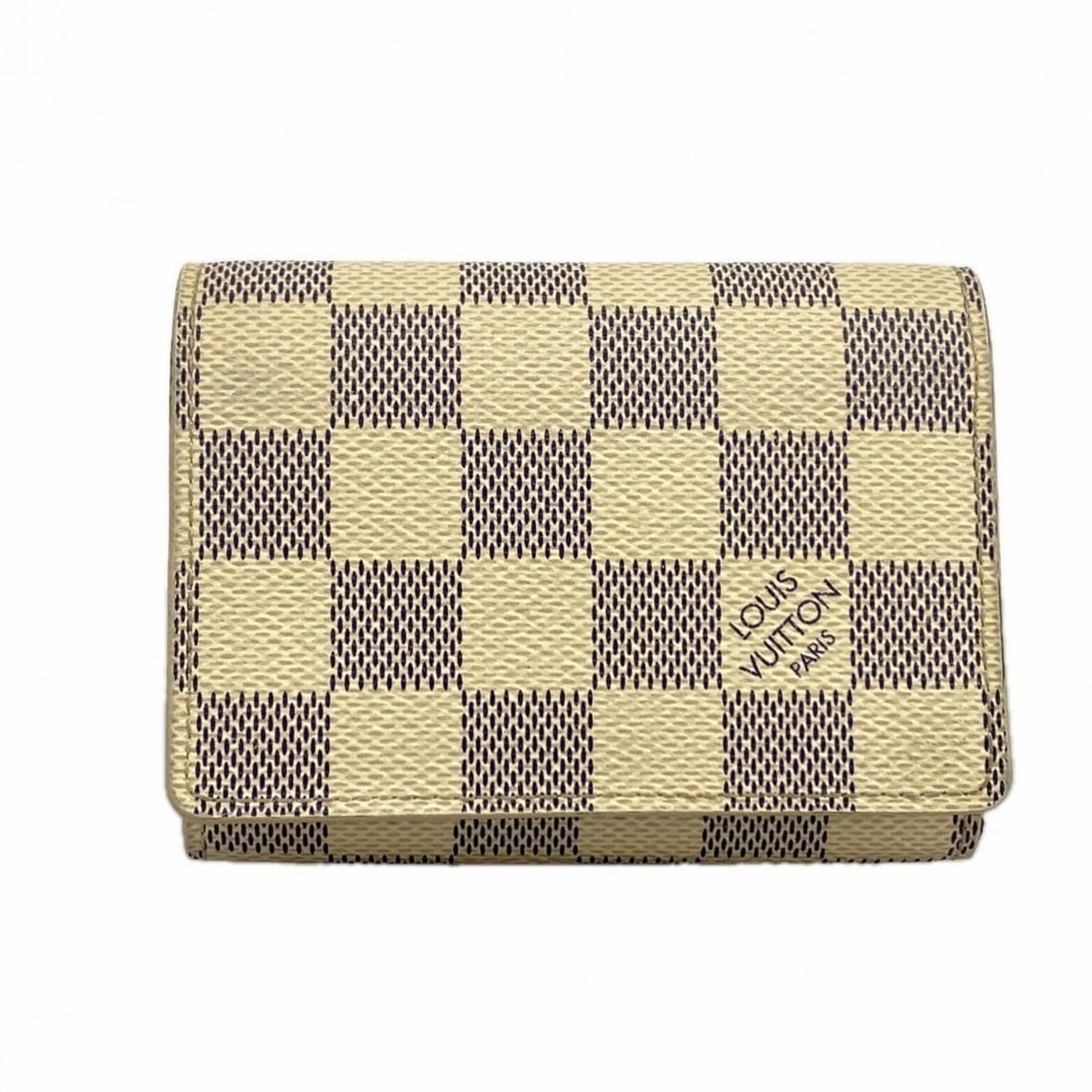 Louis Vuitton Damier Azur Envelope Carte de Visite Business Card Holder N61746 White for Men and: --- Catalog ---Category: DesignType: Business card caseColor: WhiteGender: Men,WomenCategory: GeneralMPN: N61746Brand: Louis VuittonCategory: Physical PropertiesSize (HxWxD): 8.5cm x 10.5cm x 1.5cm /