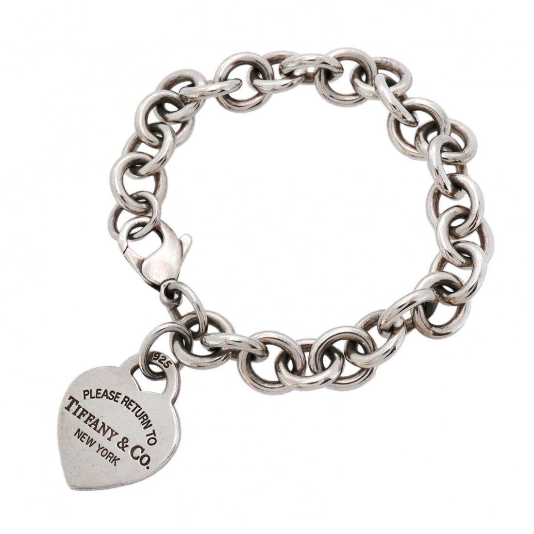 Tiffany Return to Heart Bracelet, Silver 925, Women's: --- Catalog ---Category: SizeLength: 17cm / 6.69''Category: DesignType: Charm braceletGender: WomenMaterial: Silver 925Category: GeneralBrand: Tiffany--- Item List ---Section: ConditionRanking: Rank A