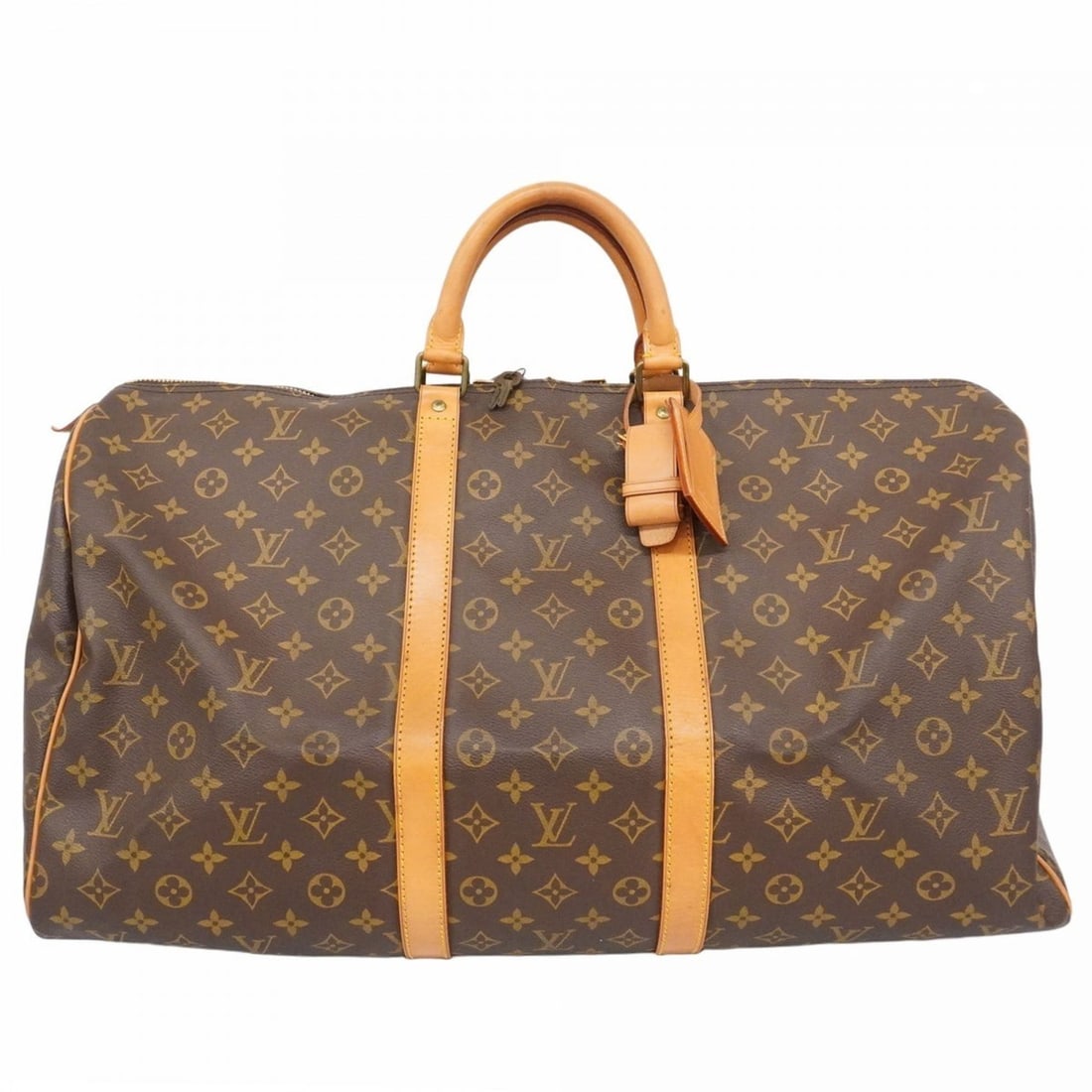 Louis Vuitton Monogram Keepall 55 Boston Bag M41424 Brown Men's and Women's: --- Catalog ---Category: SizeSize (HxWxD): 30cm x 55cm x 25cm / 11.81'' x 21.65'' x 9.84''Category: DesignType: Boston bagColor: BrownGender: Men,WomenCategory: GeneralMPN: M41424Brand: Louis Vuitton-