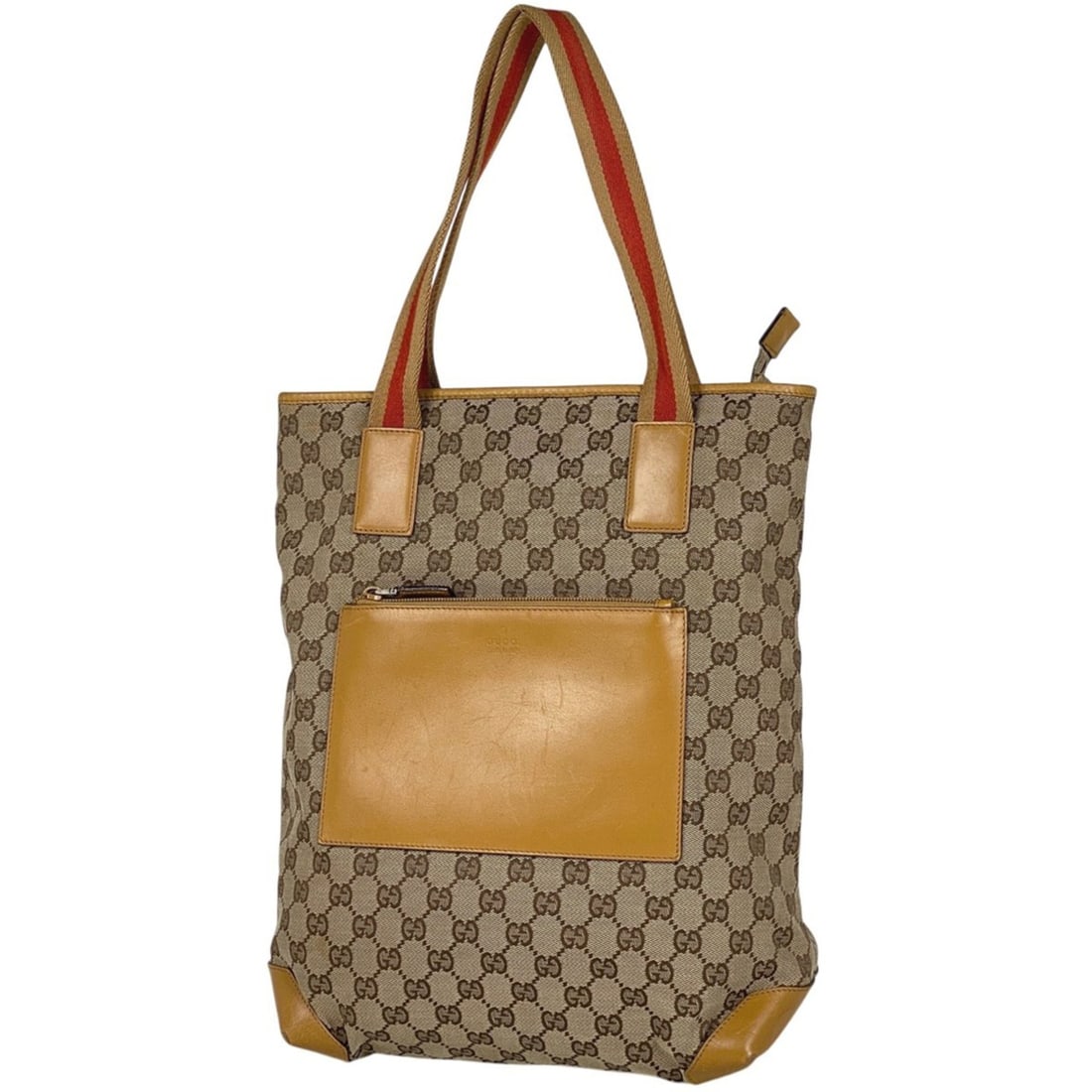 Gucci GG Print Tote Bag, Sherry Line Web Canvas, Beige/Brown, Women's: --- Catalog ---Category: SizeSize (HxWxD): 35cm x 28cm x 13cm / 13.77'' x 11.02'' x 5.11''Category: DesignType: Tote bagColor: Beige brownGender: WomenMaterial: GG canvas Category: GeneralBrand: Gucci