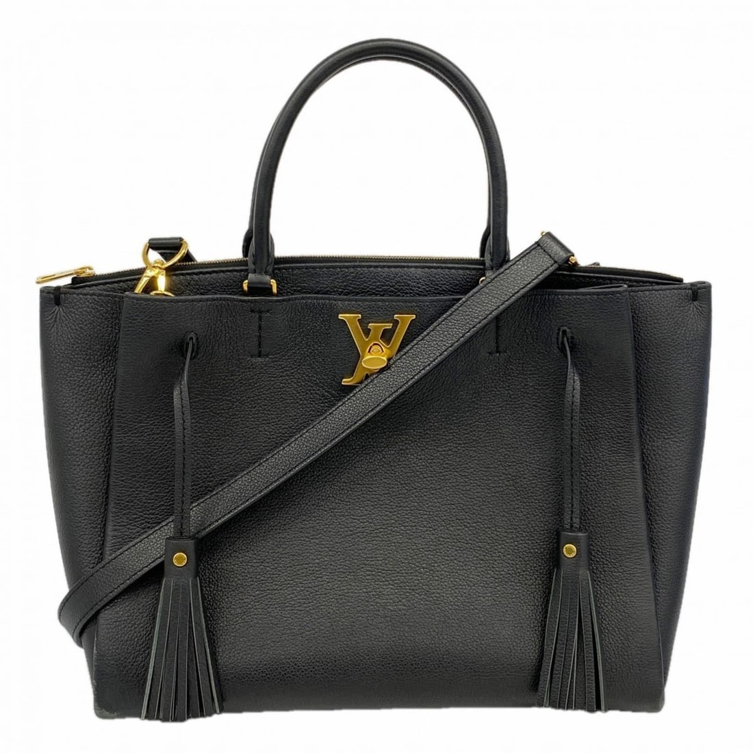 Louis Vuitton Lockme Tote M54569 Noir 2-way bag for women, P2218921: --- Catalog ---Category: SizeSize (HxWxD): 25cm x 30cm x 15cm / 9.84'' x 11.81'' x 5.9''Category: DesignType: HandbagColor: NoirGender: WomenCategory: GeneralMPN: M54569Brand: Louis Vuitton--- Item Li