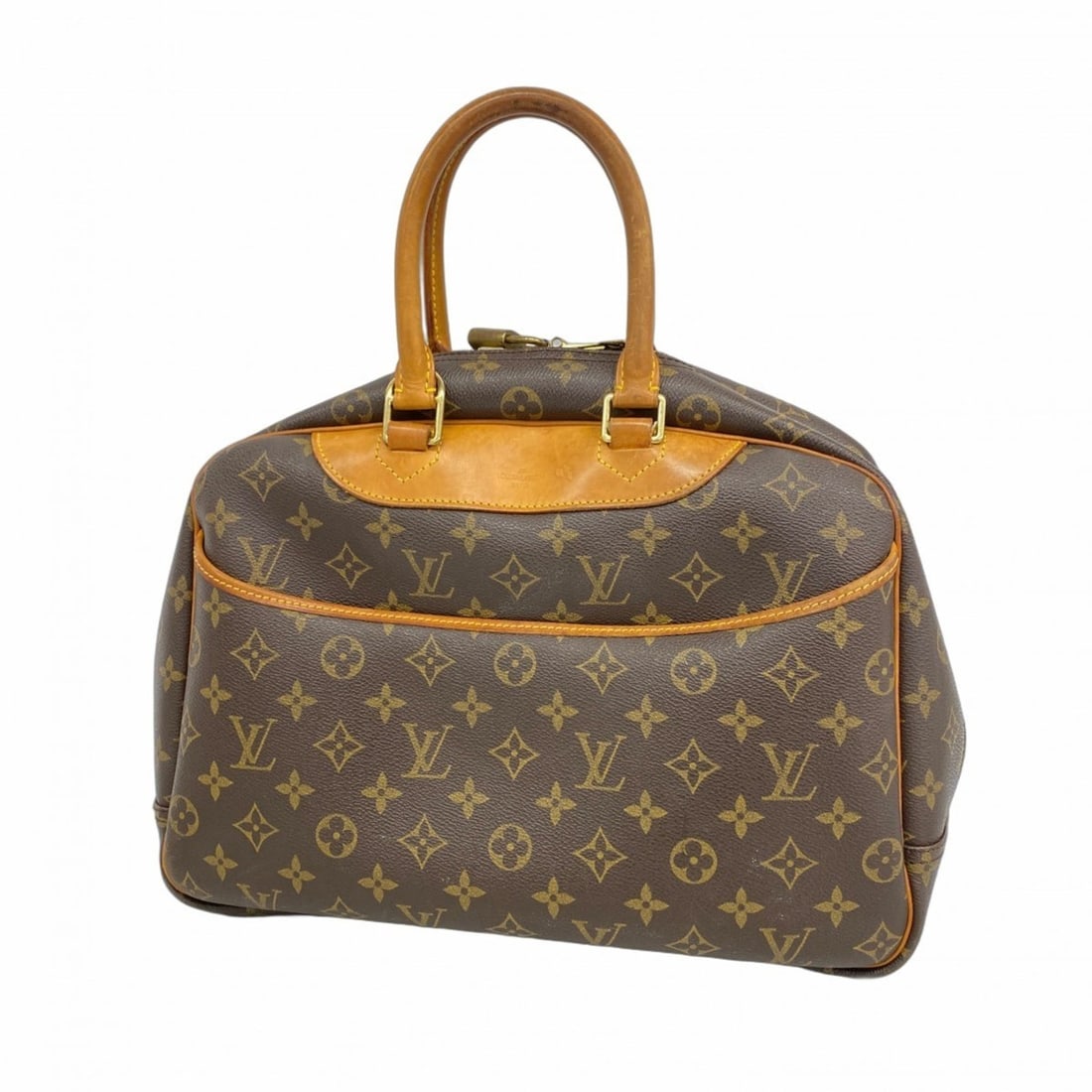 Louis Vuitton Monogram Deauville Handbag M47270 Brown Women's P2211414 (1 of 18)