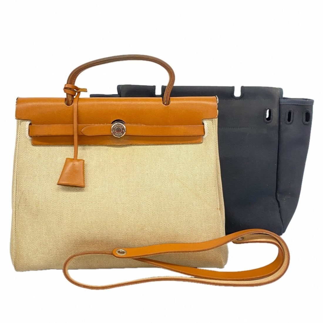 Hermes Hermès Airbag PM Handbag, Toile H Natural, E Stamp, Women's (1 of 14)