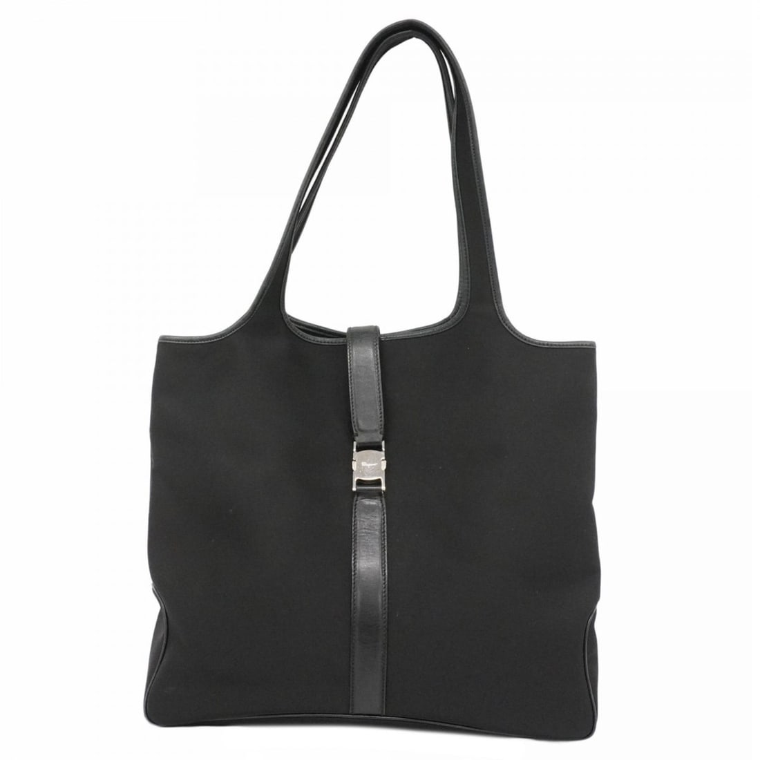 Salvatore Ferragamo tote bag in black nylon for women (1 of 19)
