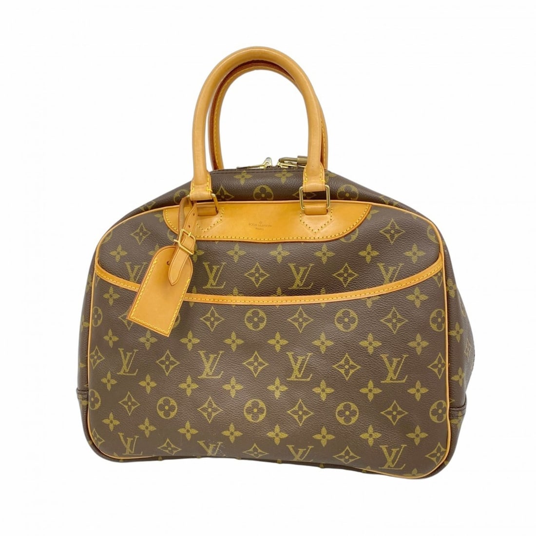 Louis Vuitton Monogram Deauville Handbag M47270 Brown Women's (1 of 11)