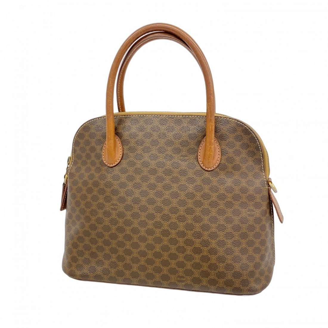 Celine handbag Macadam brown women's: --- Catalog ---Category: SizeSize (HxWxD): 22.5cm x 29.5cm x 13.5cm / 8.85'' x 11.61'' x 5.31''Category: DesignType: HandbagColor: BrownGender: WomenMaterial: PVC Hardware Color: GoldCategory: General