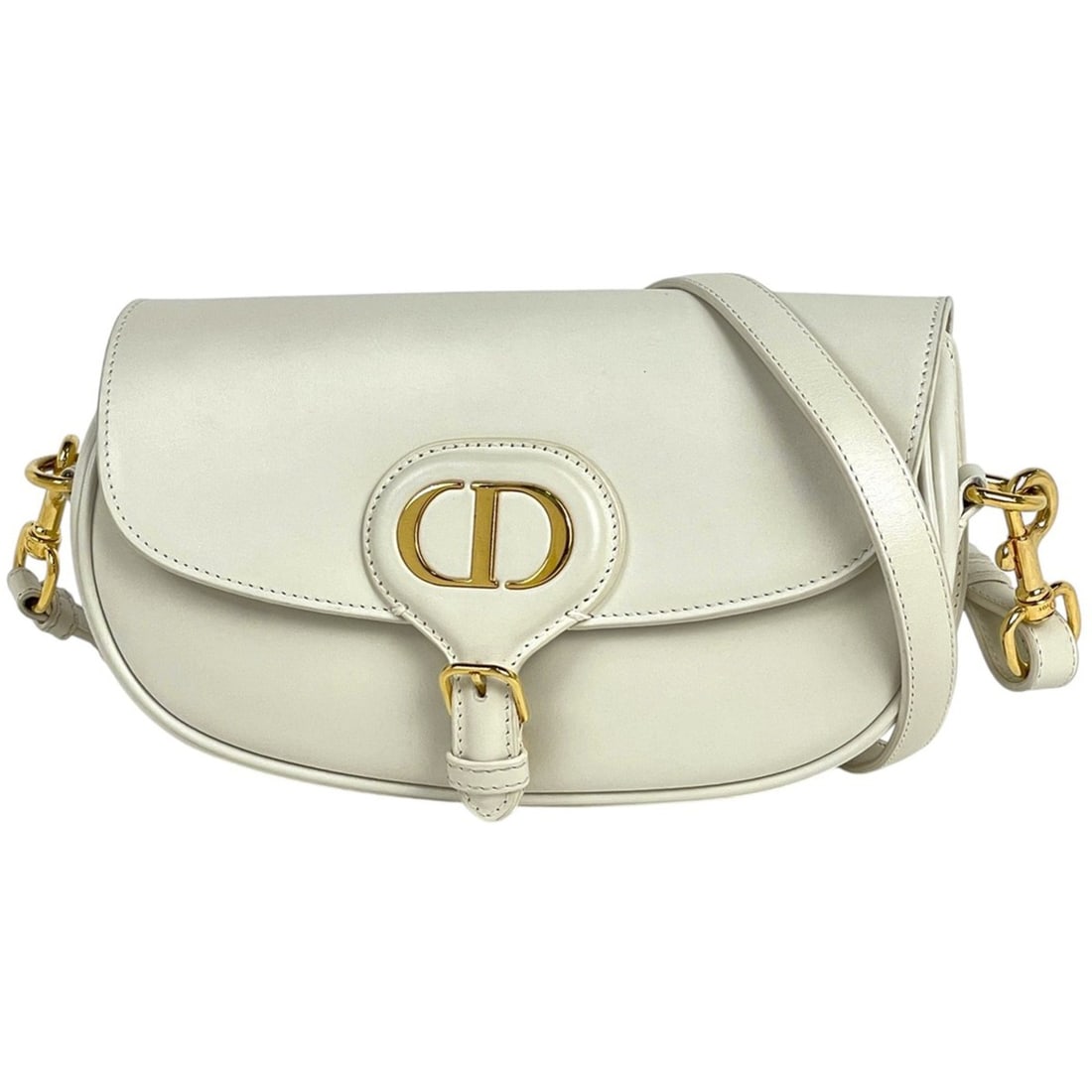Christian Dior Bobby East West Shoulder Bag, One-Shoulder, Leather, White, Women's: --- Catalog ---Category: SizeSize (HxWxD): 12cm x 21cm x 5cm / 4.72'' x 8.26'' x 1.96''Category: DesignType: Shoulder bagColor: WhiteGender: WomenMaterial: Leather Category: GeneralBrand: Christian Di