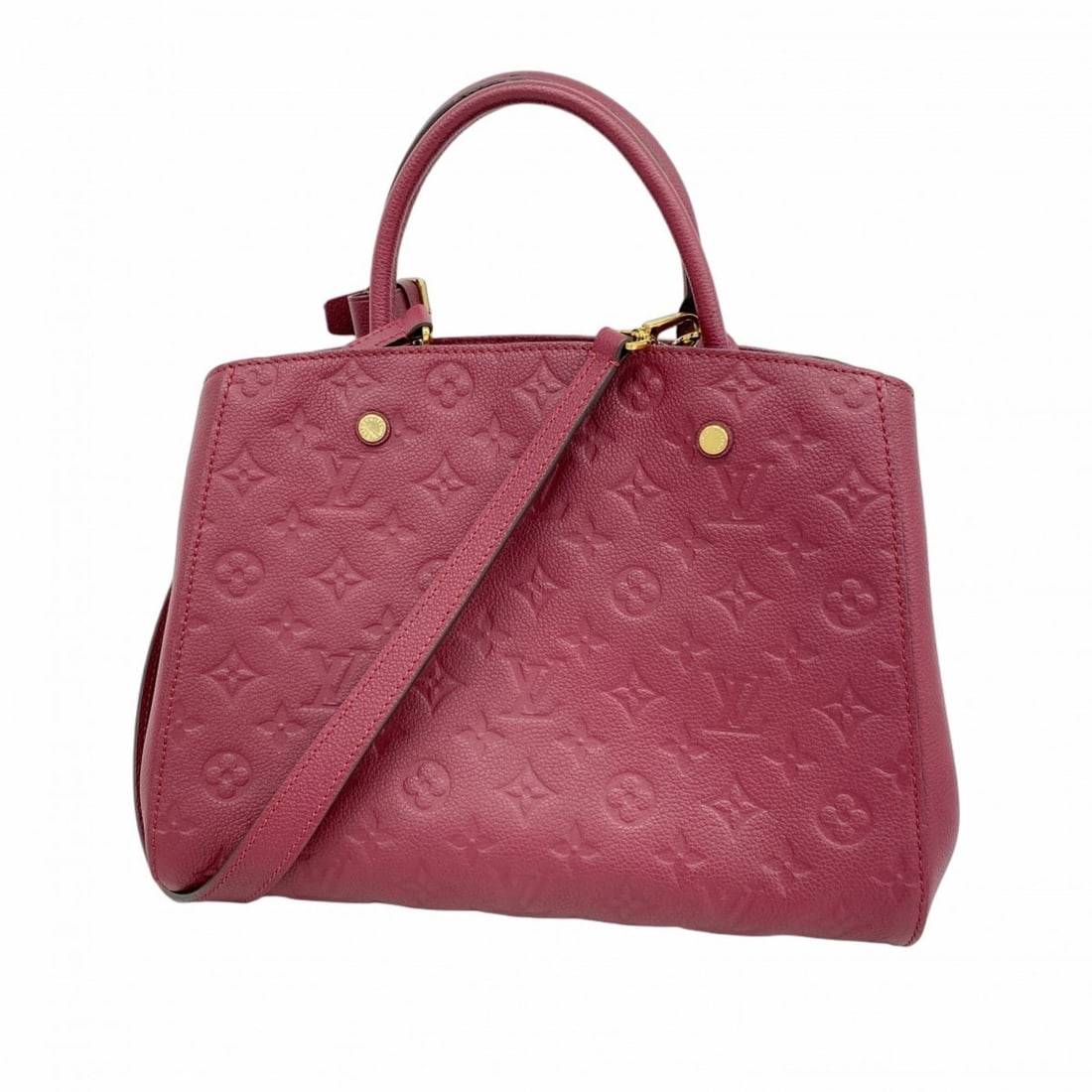Louis Vuitton Monogram Empreinte Montaigne MM Handbag M41675 Grape 2-Way Bag for Women: --- Catalog ---Category: SizeSize (HxWxD): 23cm x 30cm x 15cm / 9.05'' x 11.81'' x 5.9''Category: DesignType: HandbagColor: GrapeGender: WomenCategory: GeneralMPN: M41675Brand: Louis Vuitton--- Item L