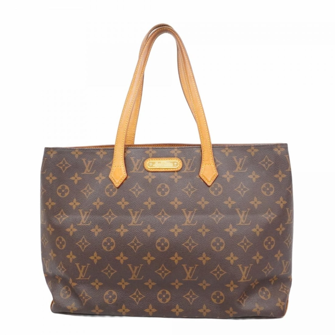 Louis Vuitton Monogram Wilshire MM Tote Bag M45644 Brown Women's (1 of 18)