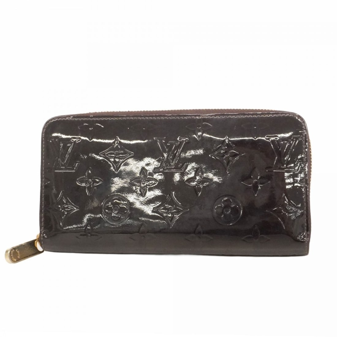 Louis Vuitton Vernis Zippy Wallet M93522 Amaranth Women's Long (1 of 19)
