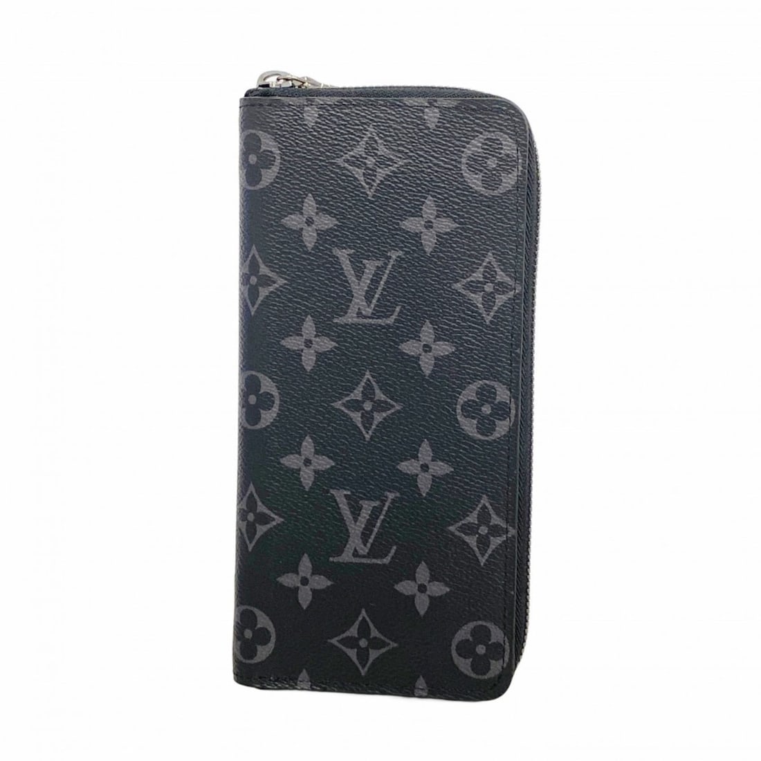 Louis Vuitton Monogram Eclipse Zippy Wallet Vertical N63095 Black Men's Long: --- Catalog ---Category: SizeSize (HxWxD): 20cm x 9.5cm x 2cm / 7.87'' x 3.74'' x 0.78''Category: DesignType: Long wallet (bi-fold)Color: BlackGender: MenCategory: GeneralMPN: N63095Brand: Louis Vuitt