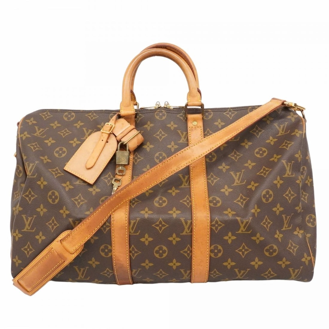 Louis Vuitton Monogram Keepall Bandouliere 45 Boston Bag M41418 Brown Men's/Women's: --- Catalog ---Category: SizeSize (HxWxD): 28cm x 46cm x 20cm / 11.02'' x 18.11'' x 7.87''Category: DesignType: Boston bagColor: BrownGender: Men,WomenCategory: GeneralMPN: M41418Brand: Louis Vuitton-