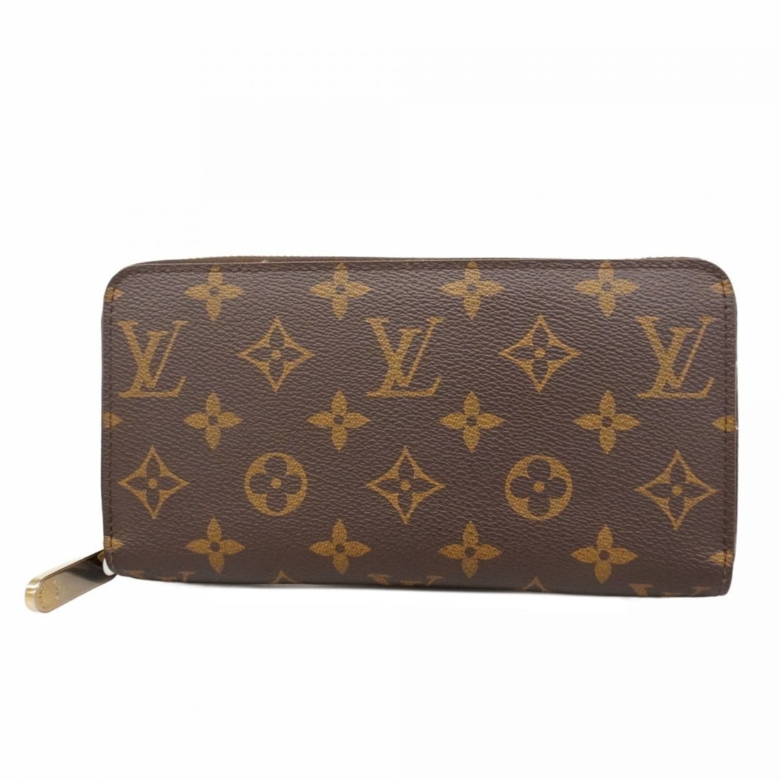 Louis Vuitton Monogram Zippy Wallet M60017 Brown Men's and Women's (1 of 12)
