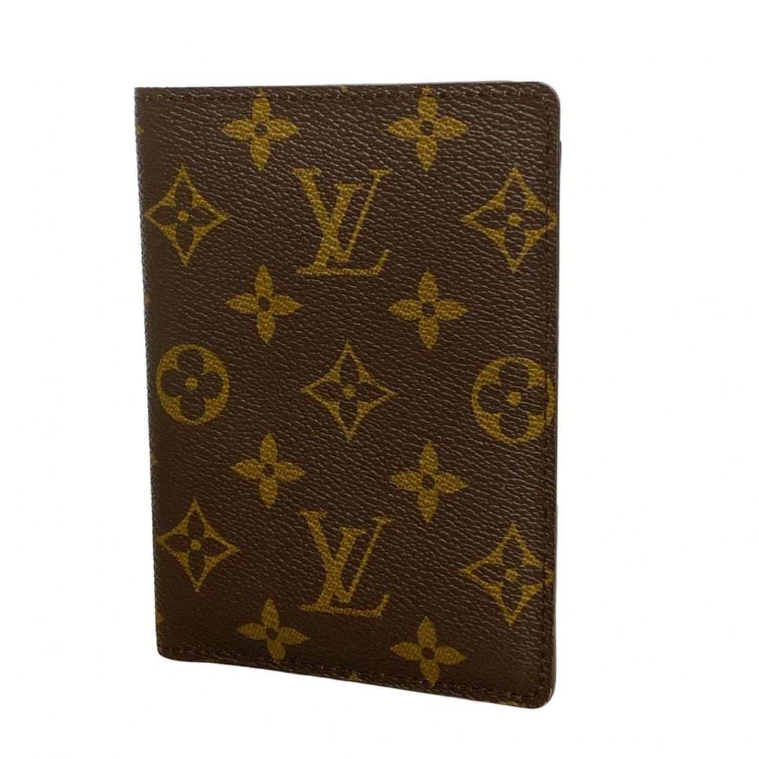 Louis Vuitton Monogram Couverture Passport Case/Business Card Holder M60181 Brown Men's/Women's (1 of 7)
