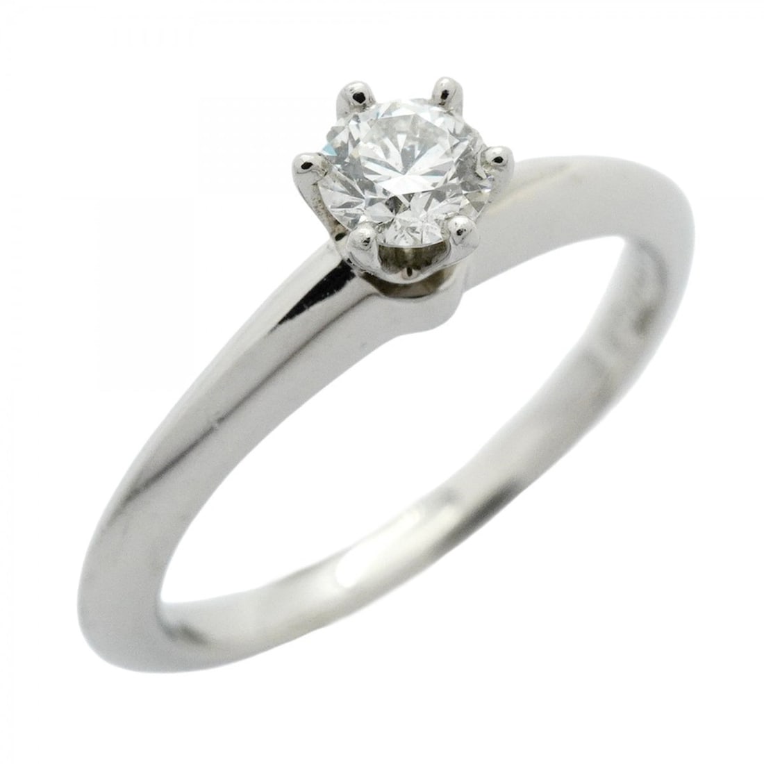 Tiffany Solitaire Ring, 1PD, Pt950 Platinum, 0.26ct Diamond, Size 11.5, Women's: --- Catalog ---Category: SizeJP Size: 11.5US Size: 6Category: DesignType: Band ringStone: DiamondGender: WomenMaterial: Platinum 950Category: GeneralBrand: Tiffany--- Item List ---Section: ConditionRa