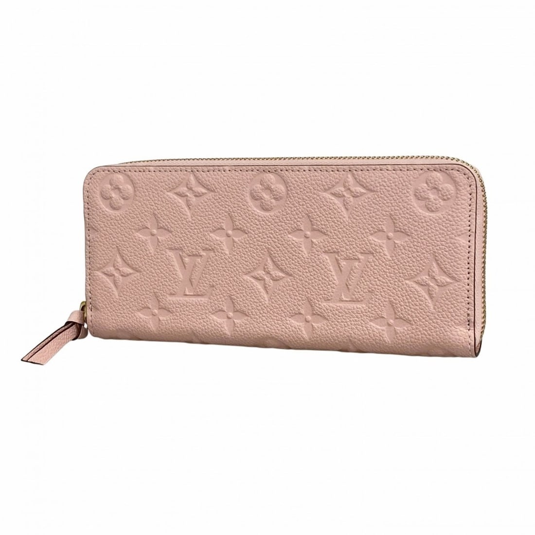 Louis Vuitton Monogram Empreinte Portefeuille Clemence Long Wallet M61265 Rose Ballerine Women's (1 of 13)