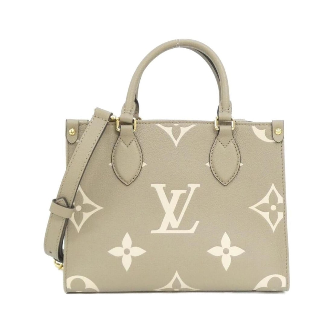 Louis Vuitton Two-Tone Monogram Empreinte On-the-Go PM M45779 Handbag: --- Catalog ---Category: SizeWeight: 610g / 1.34lb.Size (HxWxD): 19cm x 25cm x 11cm / 7.48'' x 9.84'' x 4.33''Strap Length: 93.5cm - 108.5cm / 36.81'' - 42.71''Handle Length: 24cm / 9.44''Category: De