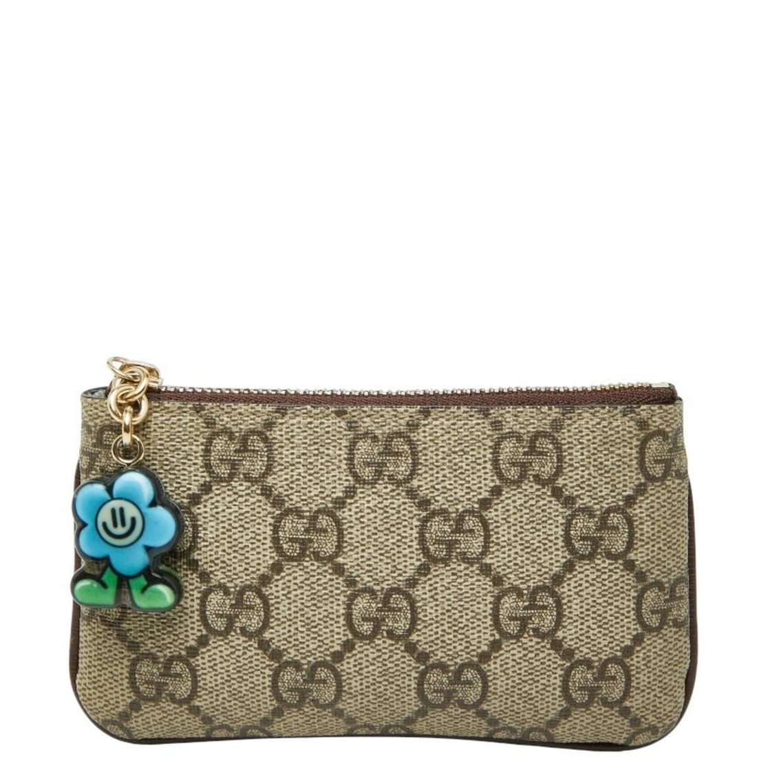 Gucci GG Supreme Flower Wallet/Coin Case 784730 Beige Multicolor Women's GUCCI (1 of 9)
