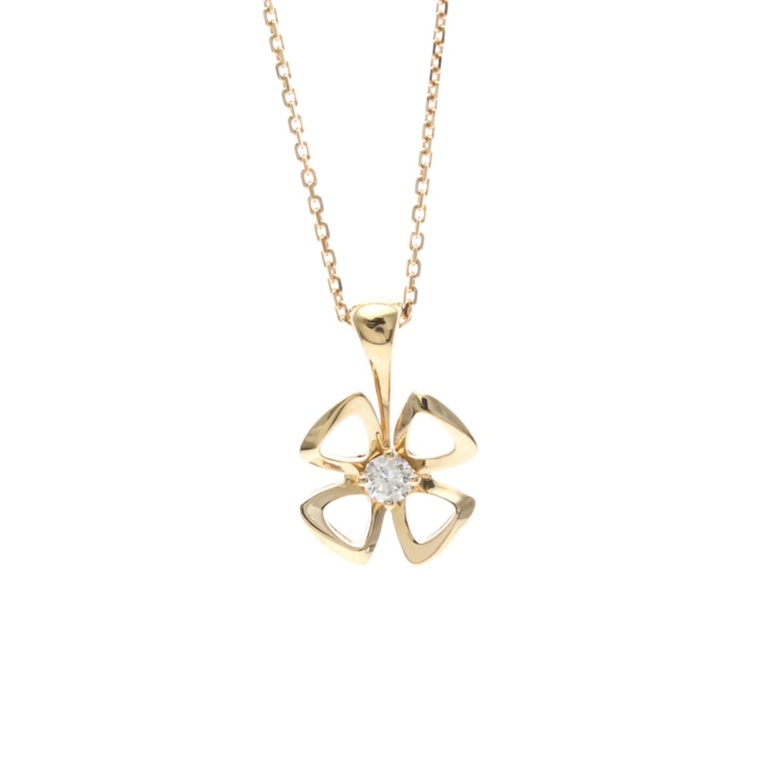 Bvlgari Fiorever Necklace 1P Diamond Necklace Pink Gold (18K) Diamond Men,Women Fashion Pendant: --- Catalog ---Category: SizeWeight: 4.2g / 0.14oz.Pendant Size: 16.2mm x 10.5mm / 0.63'' x 0.41''Neck Circumference: 41.5 cm - 44 cm / 16.33'' - 17.32''Category: DesignColor: Pink goldMetal: GoldSton