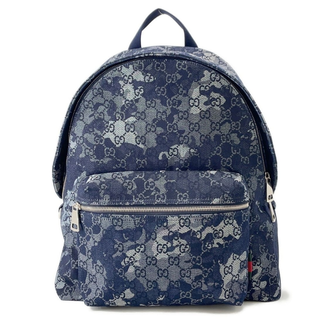 Gucci GG Denim Large Backpack 849008 GUCCI Dark Blue (1 of 16)