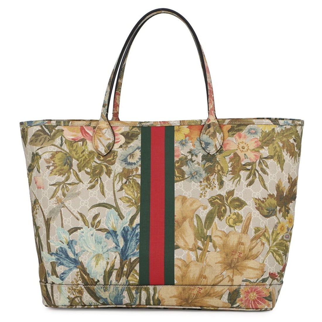 Gucci Flora Ophidia Large Tote Bag in GG Supreme 726755 (GUCCI Web) (1 of 15)
