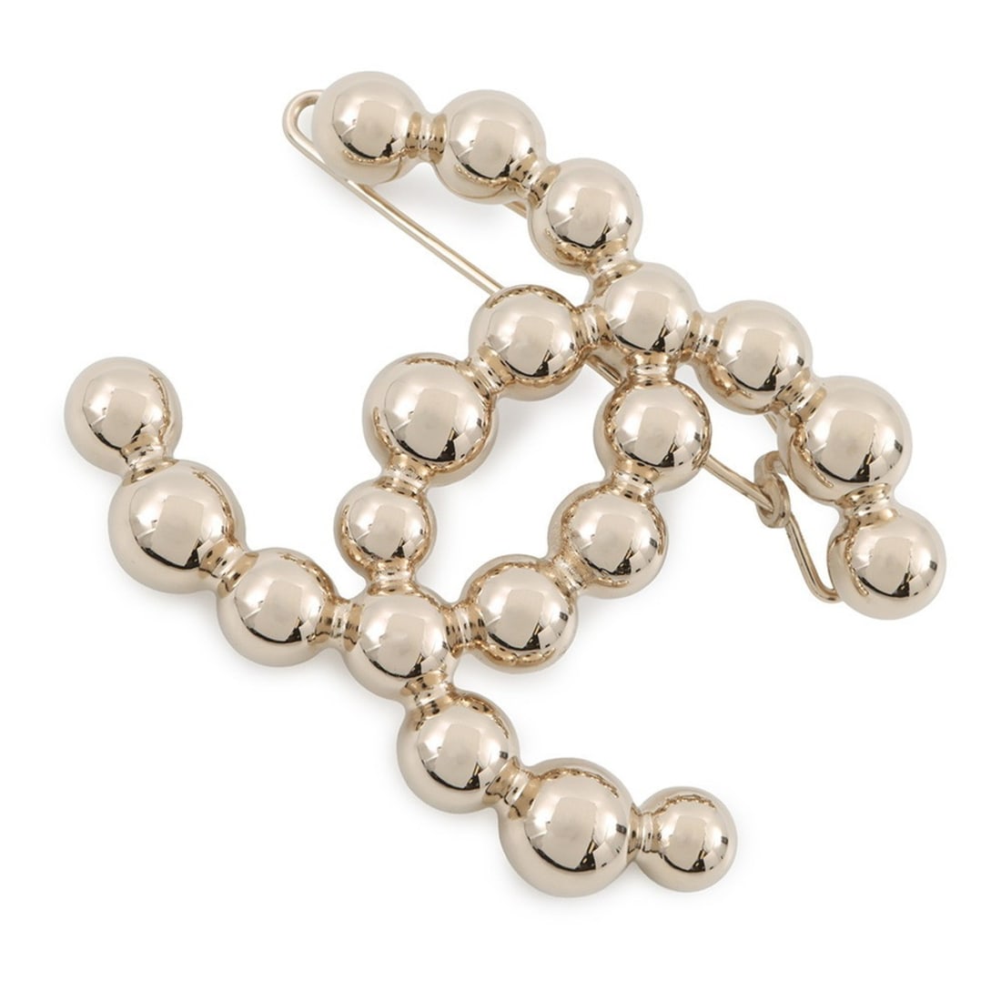 Chanel Coco Mark Metal Barrette Hair Clip B21S AB6278 CHANEL Hairpin: --- Catalog ---Category: SizeSize (LxW): 3.8cm x 5cm / 1.49'' x 1.96''Category: DesignType: Hair clipColor: Champagne goldGender: WomenMaterial: MetalCategory: GeneralBrand: ChanelCountry of Origin: I