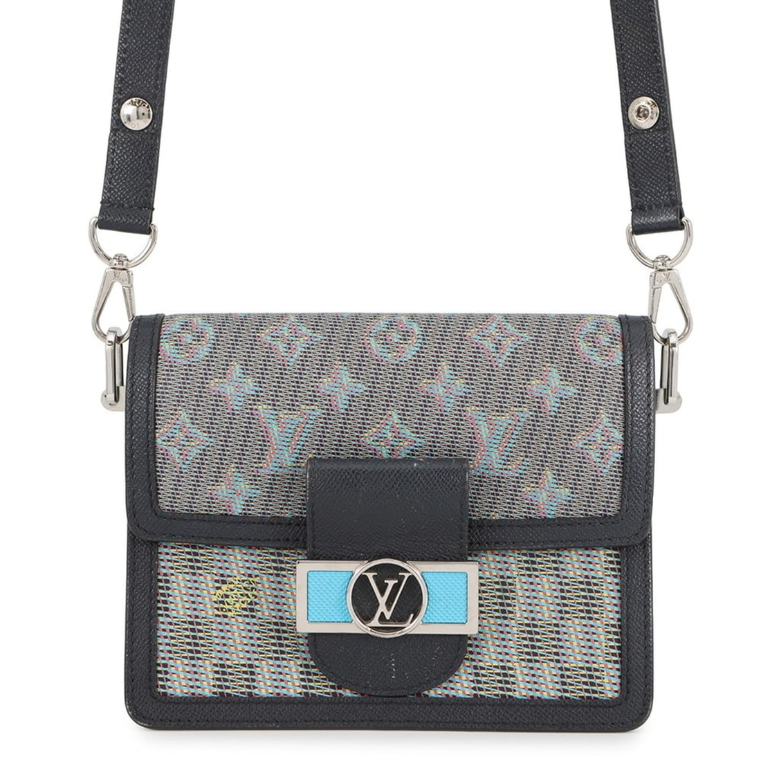 Louis Vuitton Monogram LV Pop Dauphine Mini Shoulder Bag M55454 LOUIS VUITTON: --- Catalog ---Category: SizeWeight: 570g / 1.25lb.Size (HxWxD): 16cm x 20cm x 8cm / 6.29'' x 7.87'' x 3.14''Strap Length: 66cm - 113cm / 25.98'' - 44.48''Category: DesignType: Shoulder bagColor: Mult