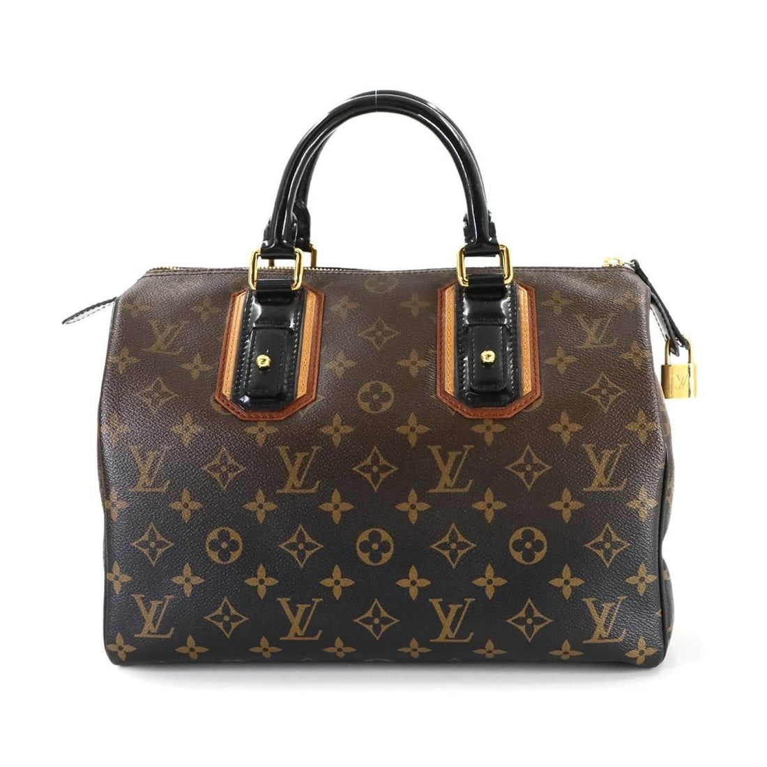 Louis Vuitton Monogram Mirage Speedy 30 Handbag, Brown/Black, M95587 (1 of 14)