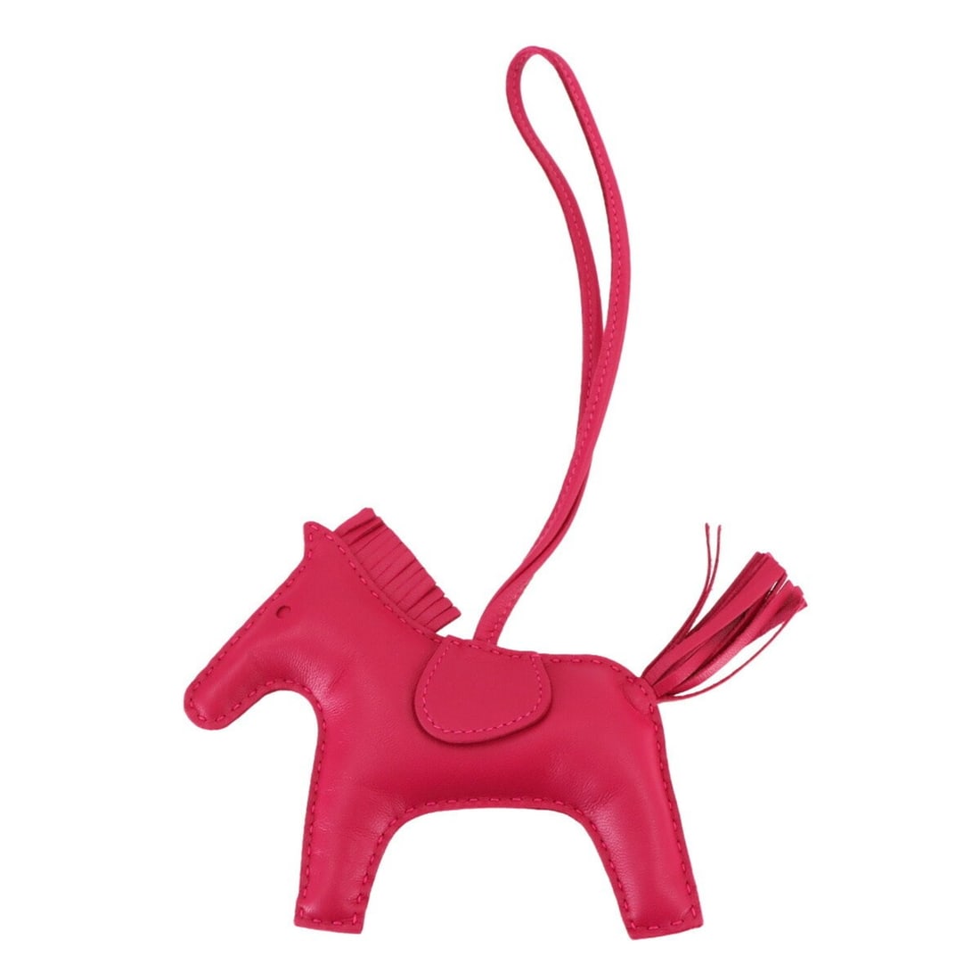 Hermes Hermès Rodeo MM Bag Charm, Anjou Milo, Y Stamp: --- Catalog ---Category: SizeSize (HxWxD): 105.00mm x 155.00mm / 4.13'' x 6.10''Category: DesignType: Handbag charmColor: PinkGender: Men,WomenMaterial: Agneau MiloCategory: GeneralBrand: HermesCountr