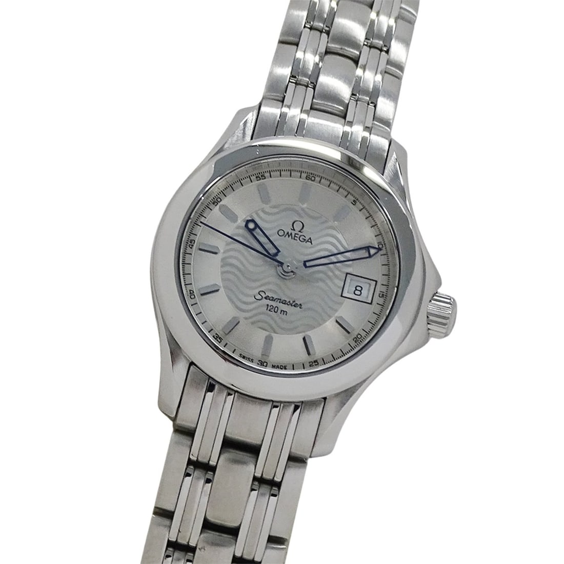 OMEGA Seamaster 2571.31 Women's Watch, 120m, Date, Quartz, QZ, Stainless Steel, Silver, Polished: --- Catalog ---Category: SizeWrist Size: 17cm / 6.69''Case Diameter: 28mm / 1.1''Category: DesignType: WristwatchGender: WomenColor (Dial): SilverMaterial (Band): Stainless steelMaterial (Case): Stain