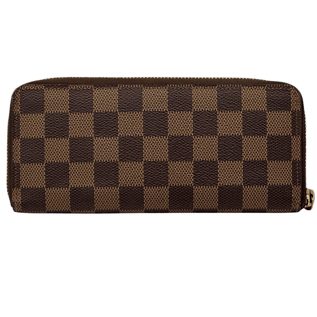 Louis Vuitton Damier Wallet, Women's Brand Name Clemence Cerise Portefeuille Wallet N60534, Round: --- Catalog ---Category: SizeSize (HxWxD): 9cm x 19.5cm x 2cm / 3.54'' x 7.67'' x 0.78''Category: DesignType: Long wallet (bi-fold)Color: Brown, Cerise, Damier Canvas, Red colorGender: WomenMaterial: