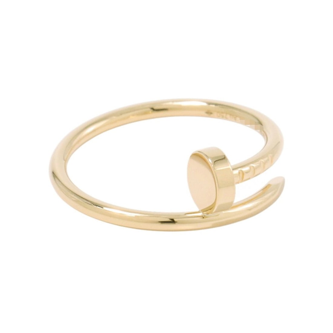 Cartier Juste Uncre ring in 18K Yellow Gold, small model, size 56, B4225900.: --- Catalog ---Category: SizeWidth: 1.7mm / 0.07''Weight: 3.5g / 0.12oz.JP Size: 16US Size: 8Category: DesignType: Band ringGender: WomenMaterial: Yellow gold (18K)Category: GeneralLine: Juste un Clou