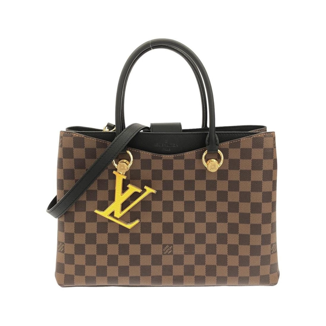 Louis Vuitton Damier LV Riverside N40050 Handbag: --- Catalog ---Category: SizeWeight: 1.08kg / 2.38lb.Size (HxWxD): 24cm x 35cm x 12.5cm / 9.44'' x 13.77'' x 4.92''Strap Length: 100cm / 39.36''Handle Length: 44.5cm / 17.51''Category: DesignType: Han