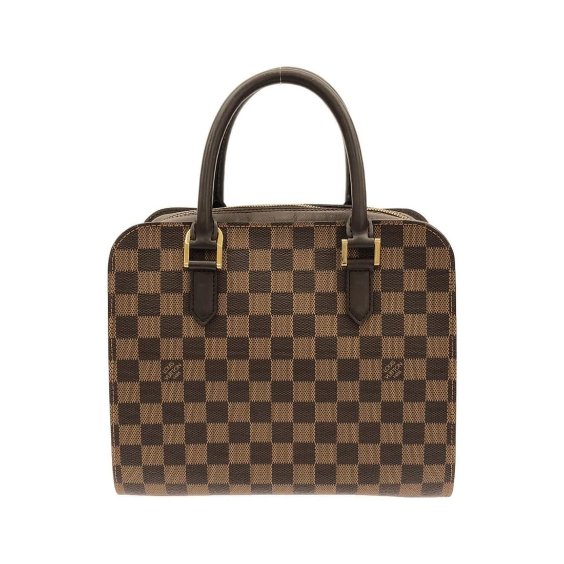 Louis Vuitton Damier Triana N51155 Handbag: --- Catalog ---Category: SizeWeight: 840g / 1.85lb.Size (HxWxD): 23.5cm x 26cm x 12cm / 9.25'' x 10.23'' x 4.72''Handle Length: 36cm / 14.17''Category: DesignType: HandbagColor: Damier Canvas, EbeneGe
